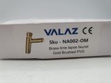 a close up of a box with a faucet on it