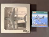 a box with a model of a plane in it