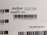 the back side of a cell phone with a barcode on it