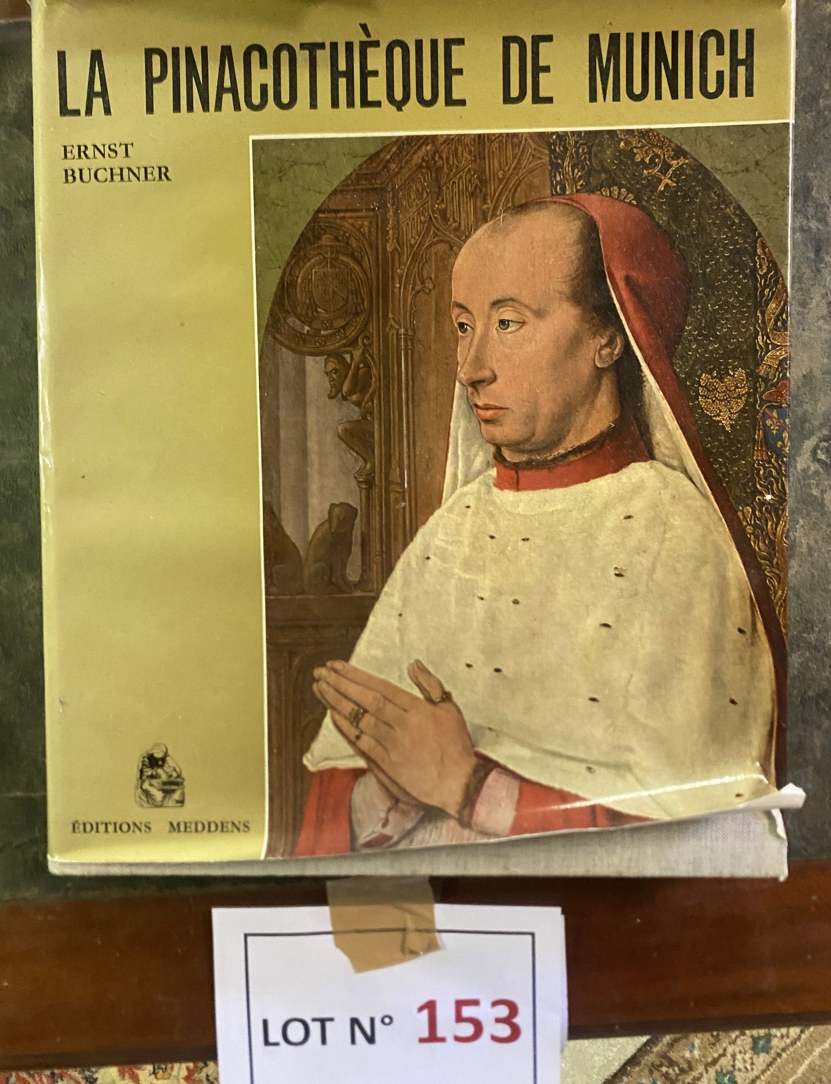 La pinacothèque de Munich chez Meddens 1959 : ouvrage de 205 pages, abondamment illustré et sous jaquette usagée. Int...