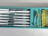 a box with a set of silverware in it