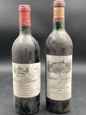 2 bouteilles de Bordeaux Haut-Médoc: