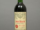 a bottle of wine that is sitting on a table