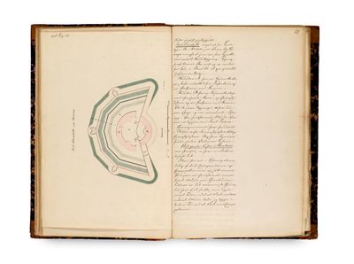un livre ouvert sur lequel est dessiné un château
