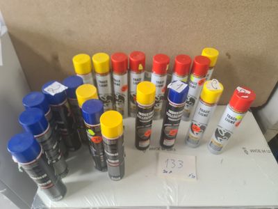 Lot de 20 bombes de peinture SintoPeinture, trace ligne et i…