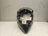 a close up of a motorcycle helmet on a table