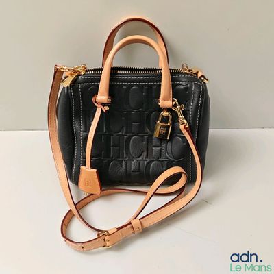 Sac à bandoulière Michael Korsh noir et beige