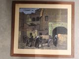 a picture of a painting hanging on the wall