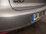 a close up of a car with a golf logo on it