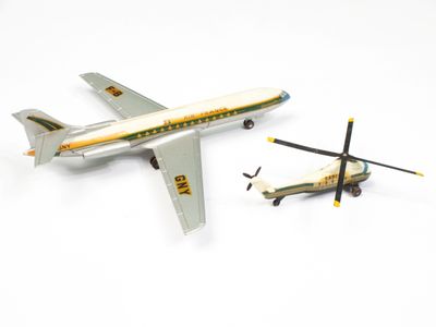 DINKY TOYS Lot de 2 miniatures Dinky Supertoys, Caravelle SE…