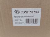 the back of a box with a sticker on it that says continental