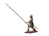 a figurine of a man with a spear and shield