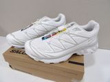 salida women ' s running shoes in white and blue