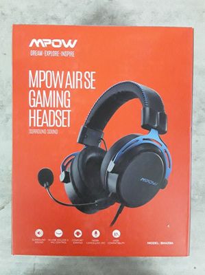 Casque gaming filaire avec micro Mpow Air SE BH439A - Noir/B…