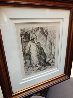 CHAGALL Marc (1887-1985) "illustration de la Bible", gravure…