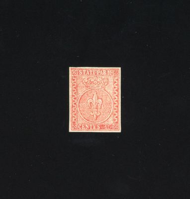 a stamp with a picture of a man on it on a black background
