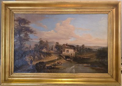 une image d'un tableau sur le mur d'une maison
