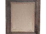 a close up of a picture frame on a white background