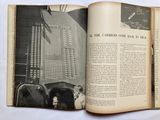 an open book with a picture of a train on it