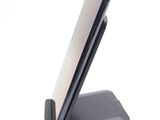 a cell phone that is sitting on top of a stand