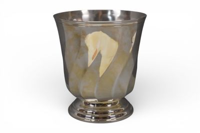 CHRISTOFLE. Rafraichissoir à bouteille en métal argenté modè… - Photo 1