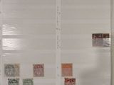 a picture of a book with a lot of stamps on it