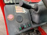 a close up view of the controls on a tractor