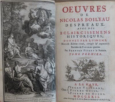 55.	BOILEAU DESPRÉAUX (Nicolas). Œuvres. Avec des éclairciss…