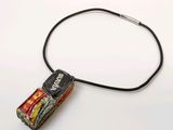an image of a necklace made out of a can of soda