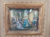 a picture of a painting on the wall of a living room