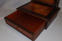 Barbière de table à tiroir Napoléon III en placage de bois d… (photo 3)
