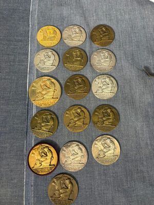 Collection médailles électricité de France - 16 pièces