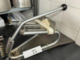 a large metal object on a table in a kitchen