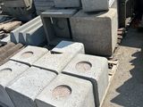 a lot of concrete blocks stacked on top of each other