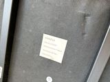 a piece of luggage that has a label on it
