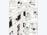 une image représentant une bande dessinée en noir et blanc avec des personnages de bande dessinée