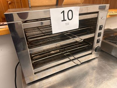 une image représentant un four grille-pain sur lequel figure le chiffre 10