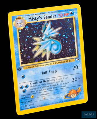 une image d'une carte Pokémon sur laquelle figure l'illustration d'un poisson