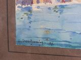 a picture of a picture of a painting of a beach