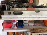 a stove that is sitting on top of a shelf