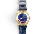 an image of a close up of a wrist watch on a white surface