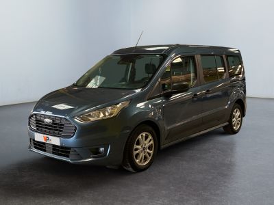 ford transit van parked in a white room with a black floor