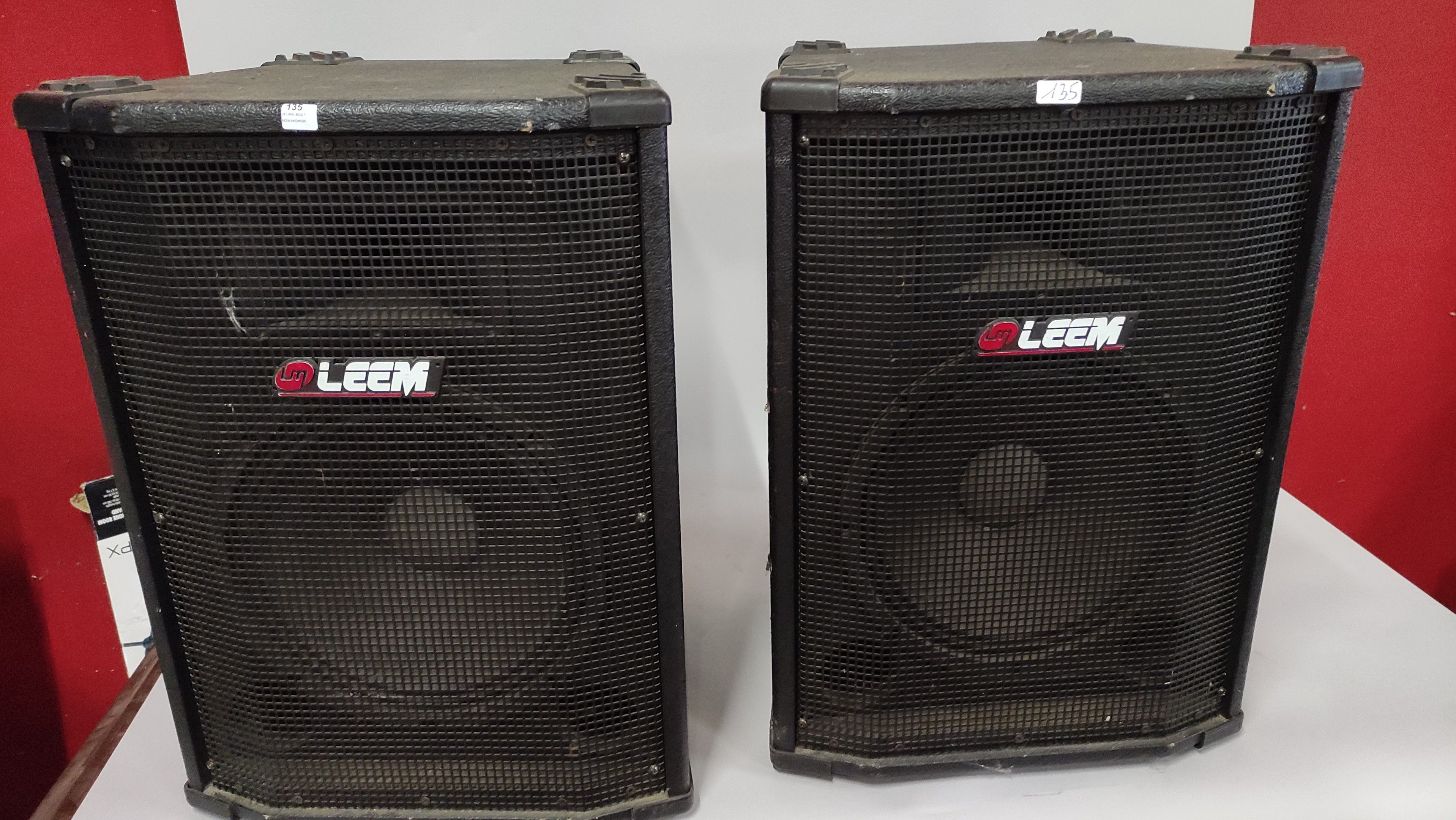 Paire d'enceintes LEEM MSP-12 200 watt TVA RECUPERABLE.
