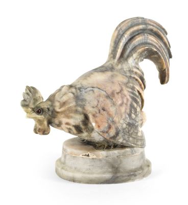 TRAVAIL DES ANNÉES 1930 Coq stylisé