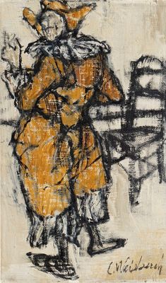 WEISBUCH Claude, 1927-2014 Clown