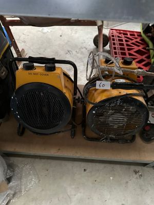 chauffages de chantier lot d'électroportatifs ( tronçonneuse… - Photo 1