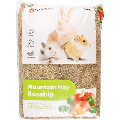 FLAMINGO - Foin de montagne à l'églantier - 500g - 99% sans …