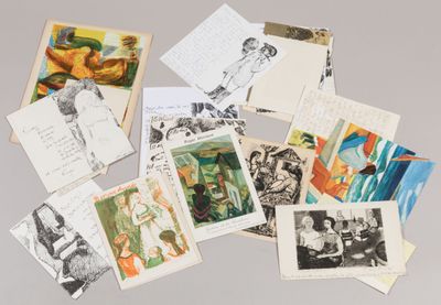 Roger MONTANÉ (1916-2002). Un carton à dessin comprenant un …