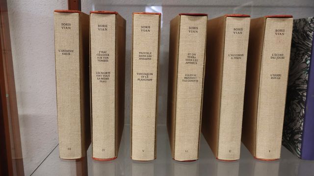 Boris Vian : 6 volumes « œuvres romanesques », numéroté 2104 sur ...