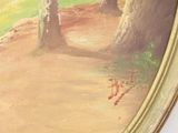 a picture of a painting on the wall of a house